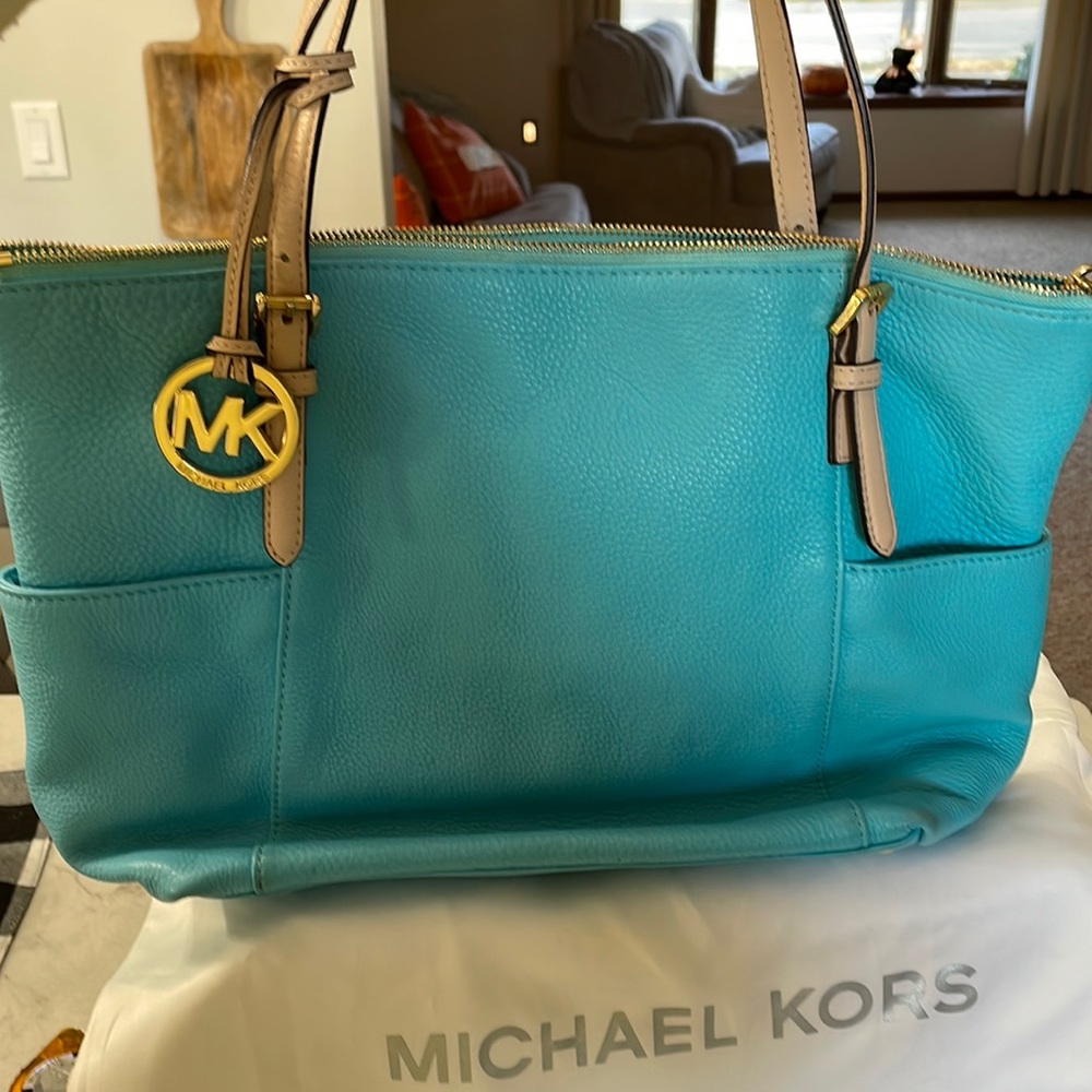 Michael Kors teal bag